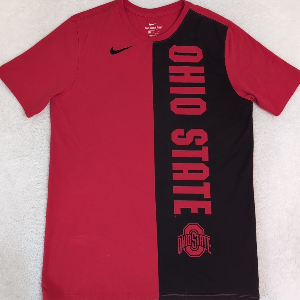 Ohio‎ State Buckeyes The Nike Tee L Men's Athletic Cut Graphic T-Shirt Viscose